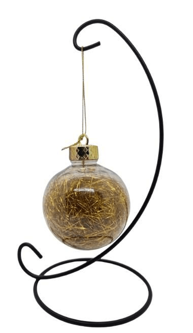  Boule de Noël cheveux d'ange à  suspendre personnalisable