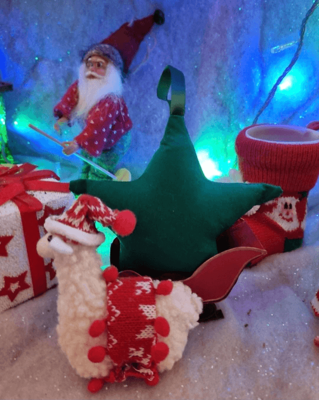 Etoile de Noël personnalisable à suspendre décorations Festives et Chaleureuses