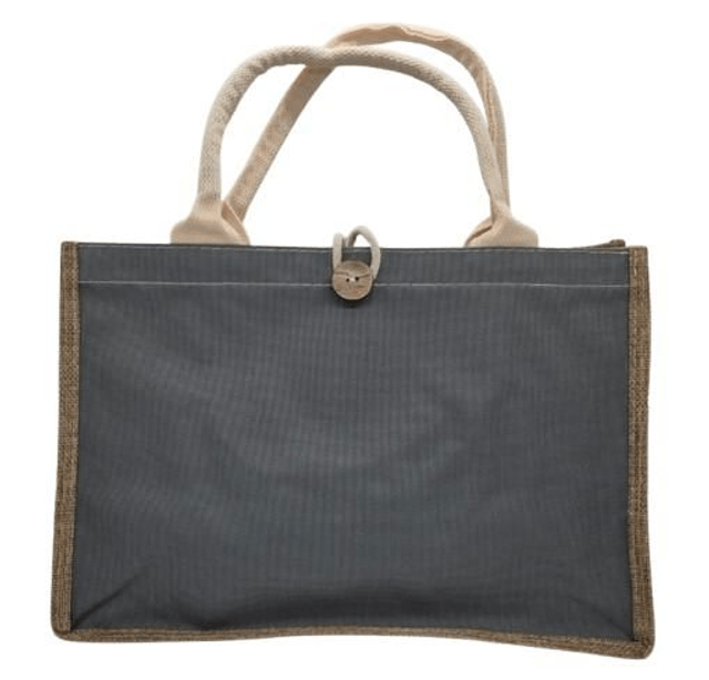 Sac Cabas Écologique en Coton et Jute Personnalisable