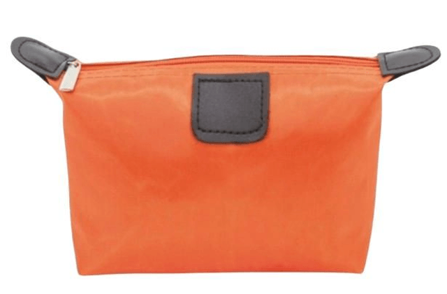 Pochette personnalisable de rangement élégante en satin et simili cuir