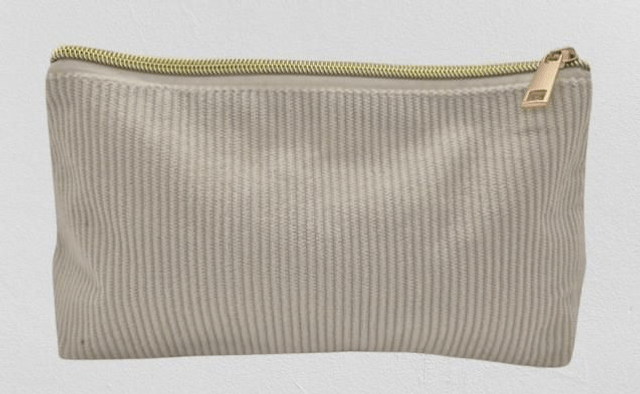 Pochette Élégante à personnaliser en Velours Côtelé Souple