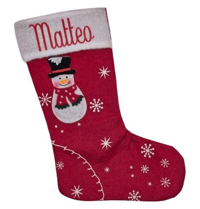 Chaussette de Noël personnalisable et  décorative