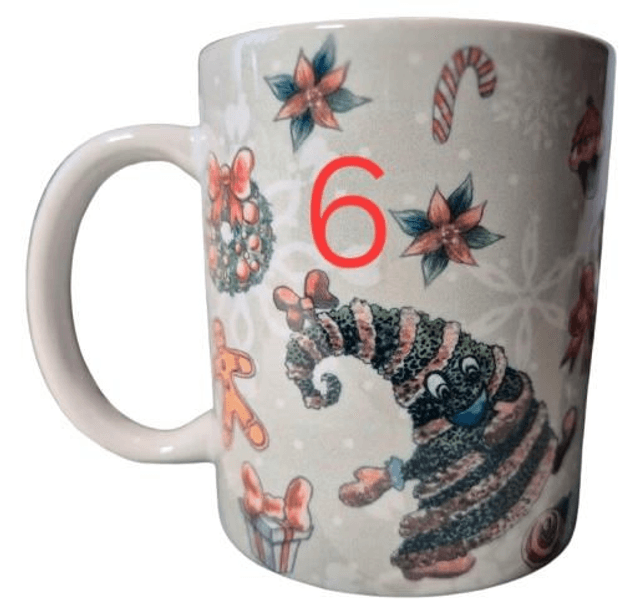  Mug Festif de Noël avec Motifs Saisonniers