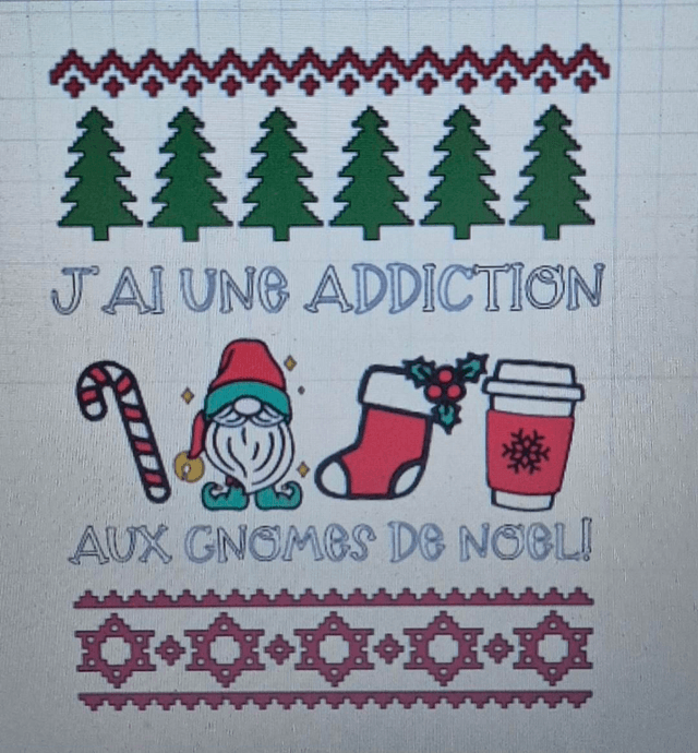 Bouteille lumineuse " J'ai une adduction aux gnomes"