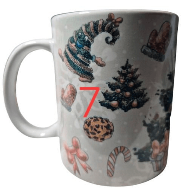  Mug Festif de Noël avec Motifs Saisonniers