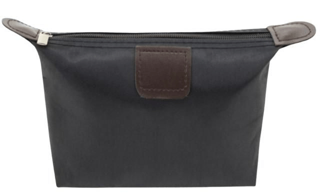 Pochette personnalisable de rangement élégante en satin et simili cuir
