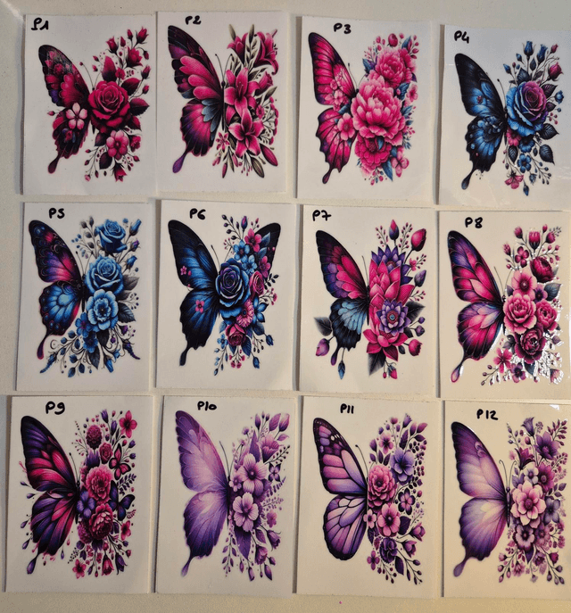 DécosDTF papillons