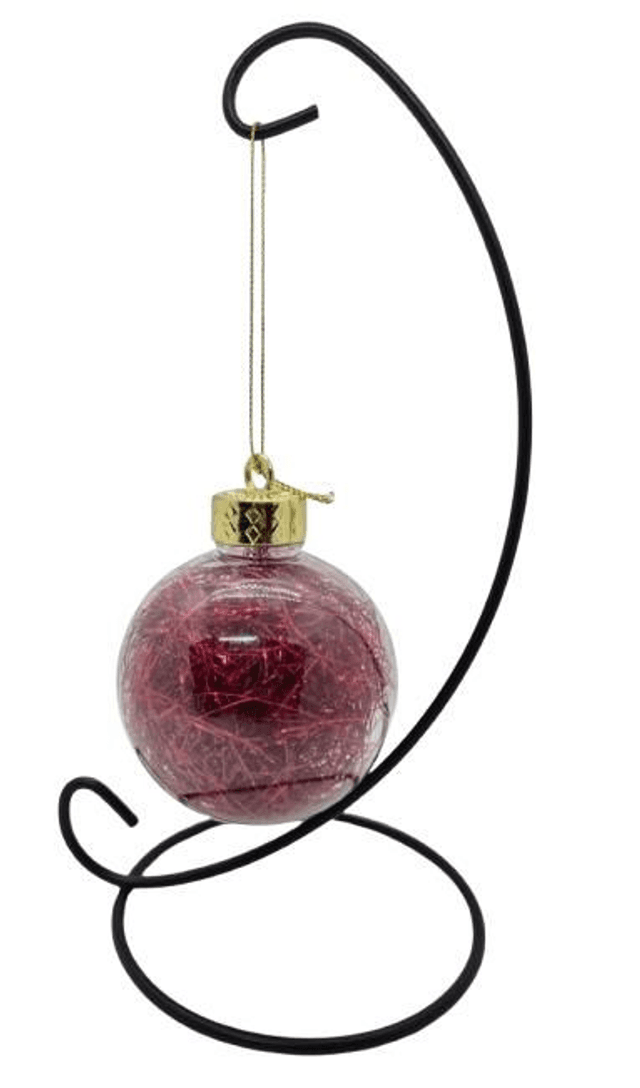  Boule de Noël cheveux d&#039;ange à  suspendre personnalisable